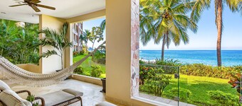 Beachfront Dream Retreat With Pool, Tennis & gym Access - Washer/dryer, AC