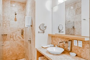 Apartment, 1 King Bed with Sofa bed, Pool Access, Pool View (Taheima 2104B at El Tigre) | Bathroom - Golf Course-adjacent Getaway With Infinity Pool, Private Plunge Pool & Balcony (Nuevo Nayarit)
