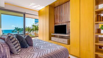 Apartment, Mehrere Betten, Poolzugang, Meerblick (Aria Ocean Condo, # 403 T3) | 1 Schlafzimmer, individuell dekoriert, individuell eingerichtet