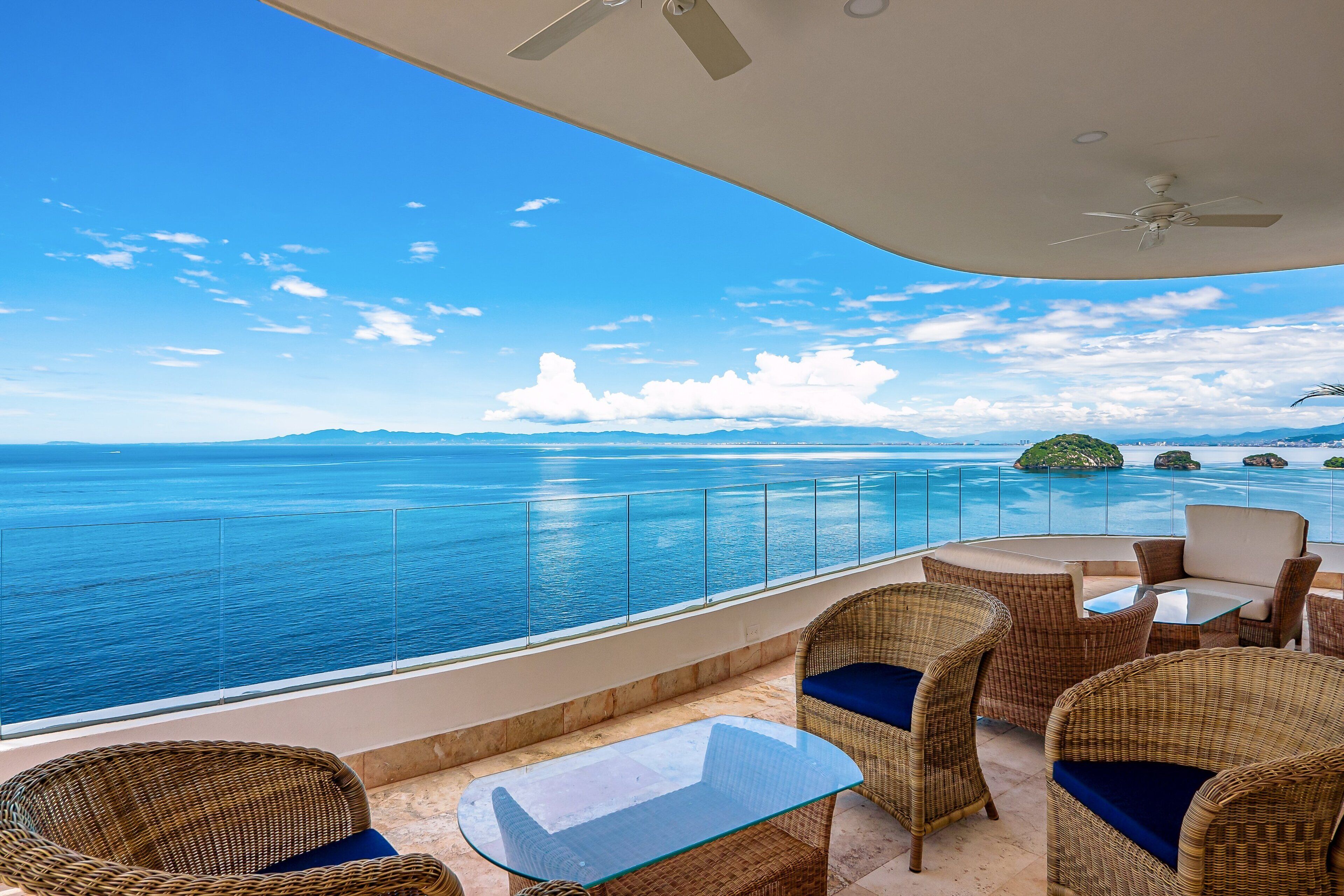 Condo, 1 King Bed, Hot Tub, Ocean View (Blue Horizon 801 at Residences) | Terrace/patio