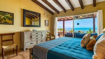 Condo, varias camas, acceso a la alberca, vista al océano (Casa Petosa - El Anclote) | 2 habitaciones, decoración personalizada y muebles diferentes