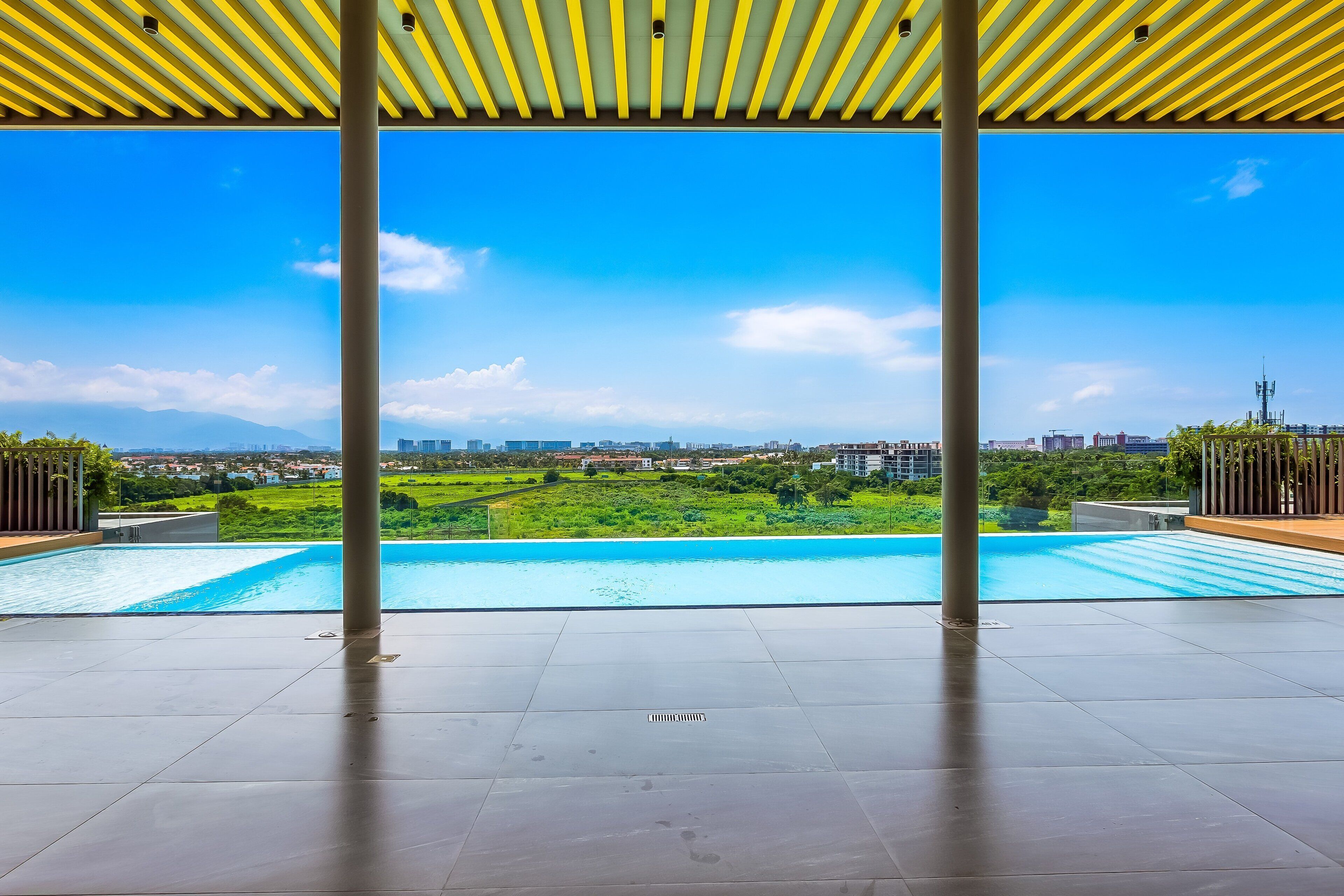 Lejlighed - 1 kingsize-seng med sovesofa - adgang til pool - udsigt til pool (Punto Novo 504) | Pool