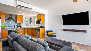 Condo, Multiple Beds, Pool Access, Beach View (Nitta Condo # 408 Penthouse) | Living area