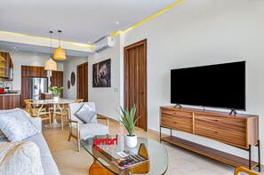 Living area - D'toscana Residencial, PH #2 Apartment in Nuevo Vallarta (Nuevo Nayarit)