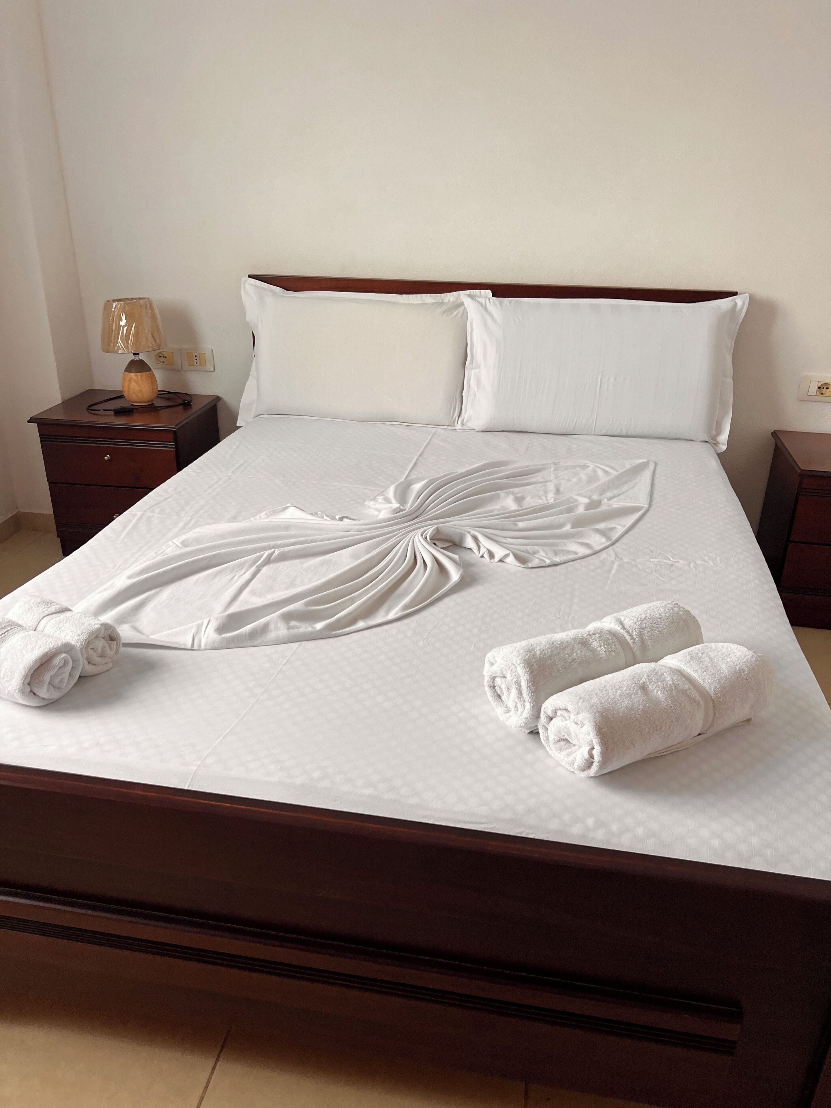 Wifi gratis y ropa de cama