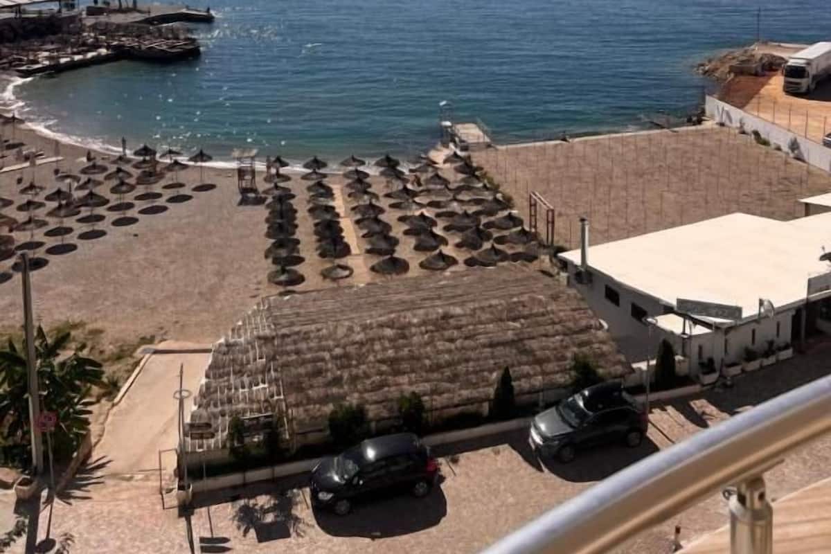 全景公寓, 露台, 海灘景 | 住宿地面