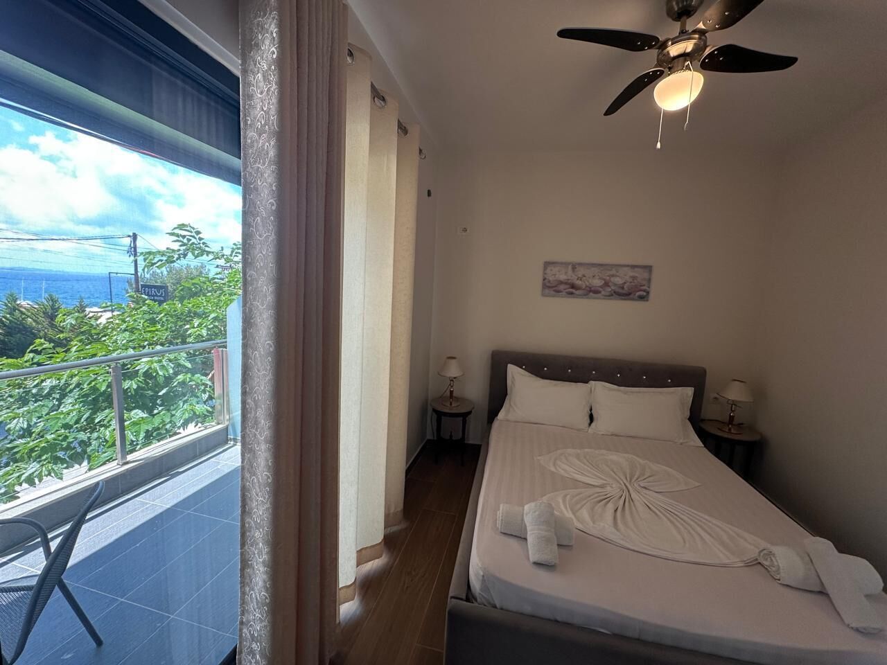 Familienapartment, Balkon, Strandblick