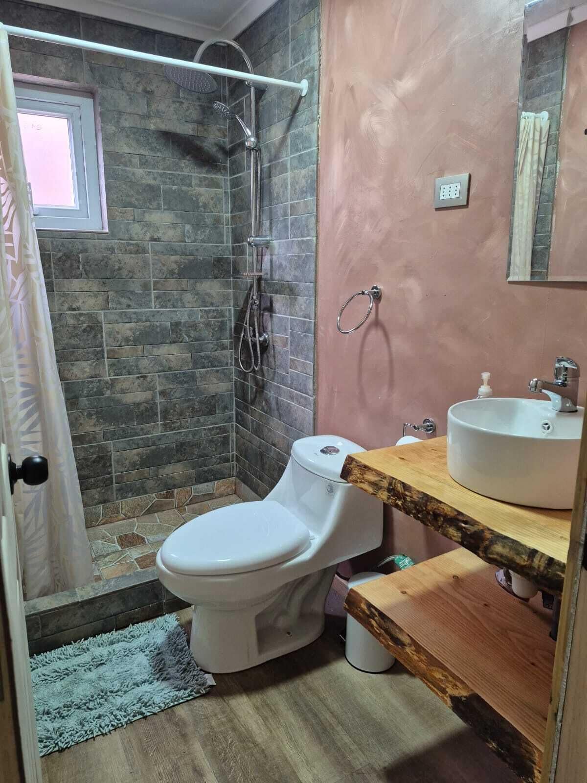 Habitació individual bàsica | Bany | Dutxa, assecador de cabells, tovalloles i sabó 