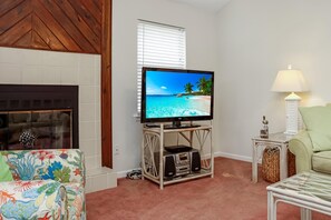 House, 1 Queen Bed with Sofa bed (Boardwalk 13) | Living area - Boardwalk 13 (Port St. Joe)