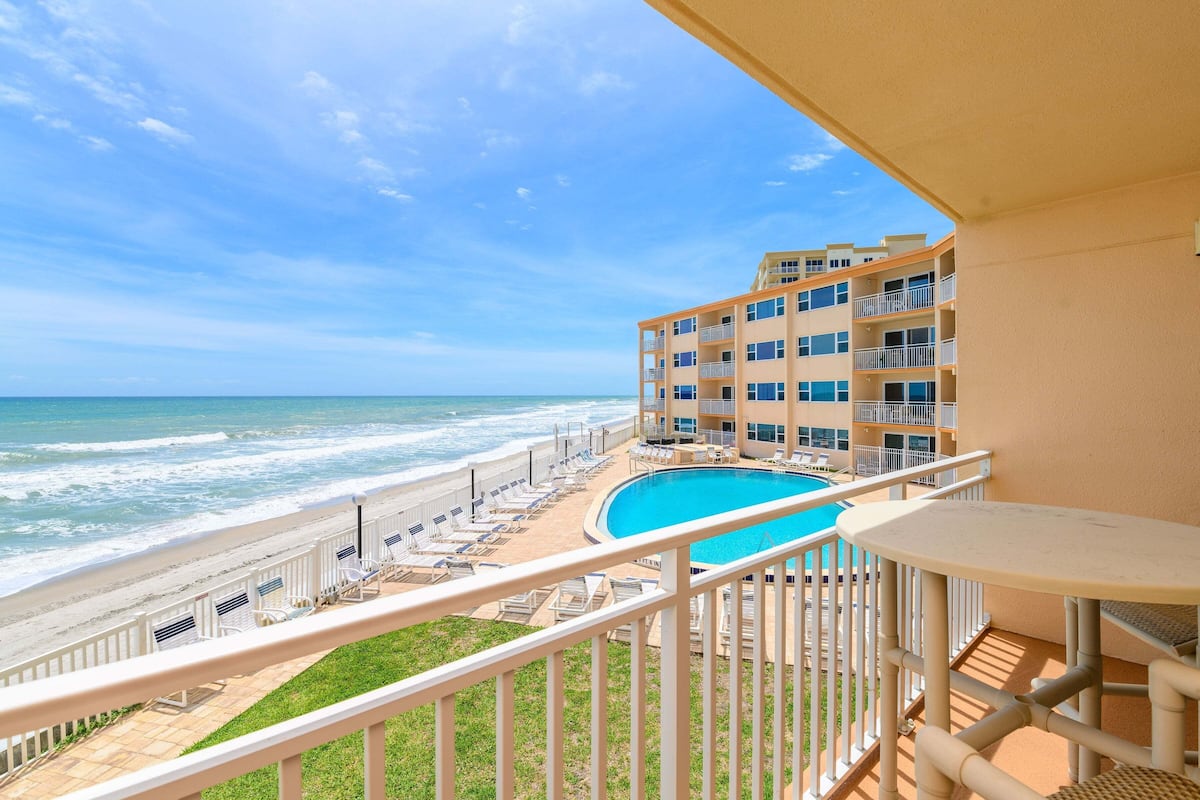 Direct Oceanfront Condo with XL Balcony & Panoramic Views - Unit #220 | Balcony view