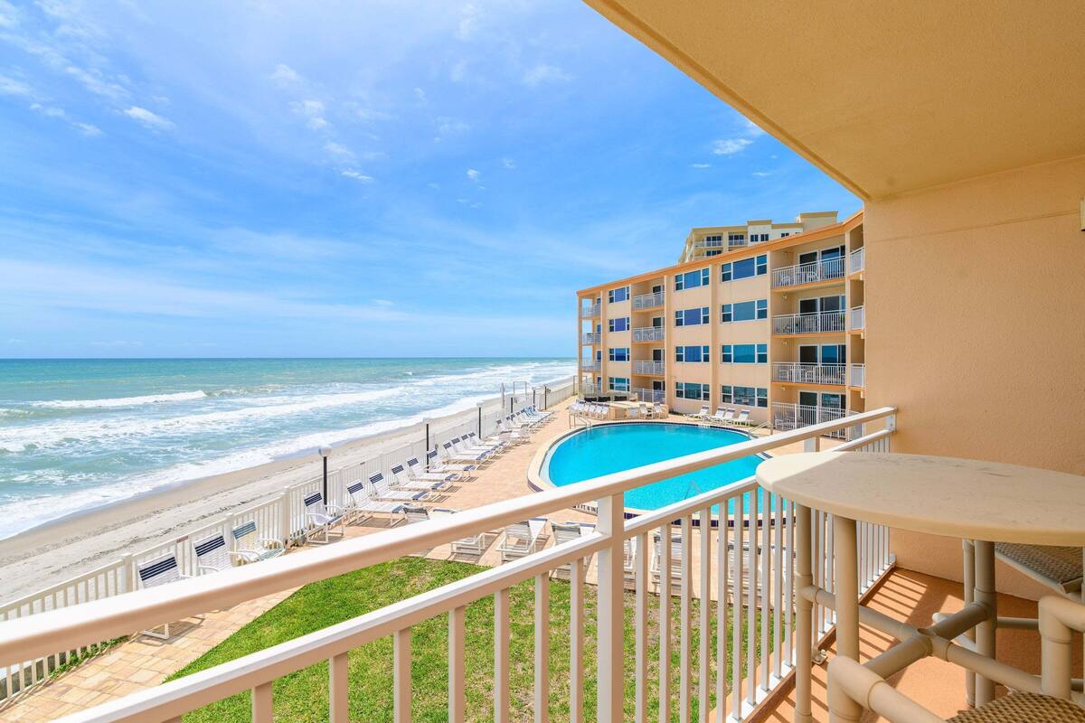 Direct Oceanfront Condo with XL Balcony & Panoramic Views - Unit #220 | Balcony view