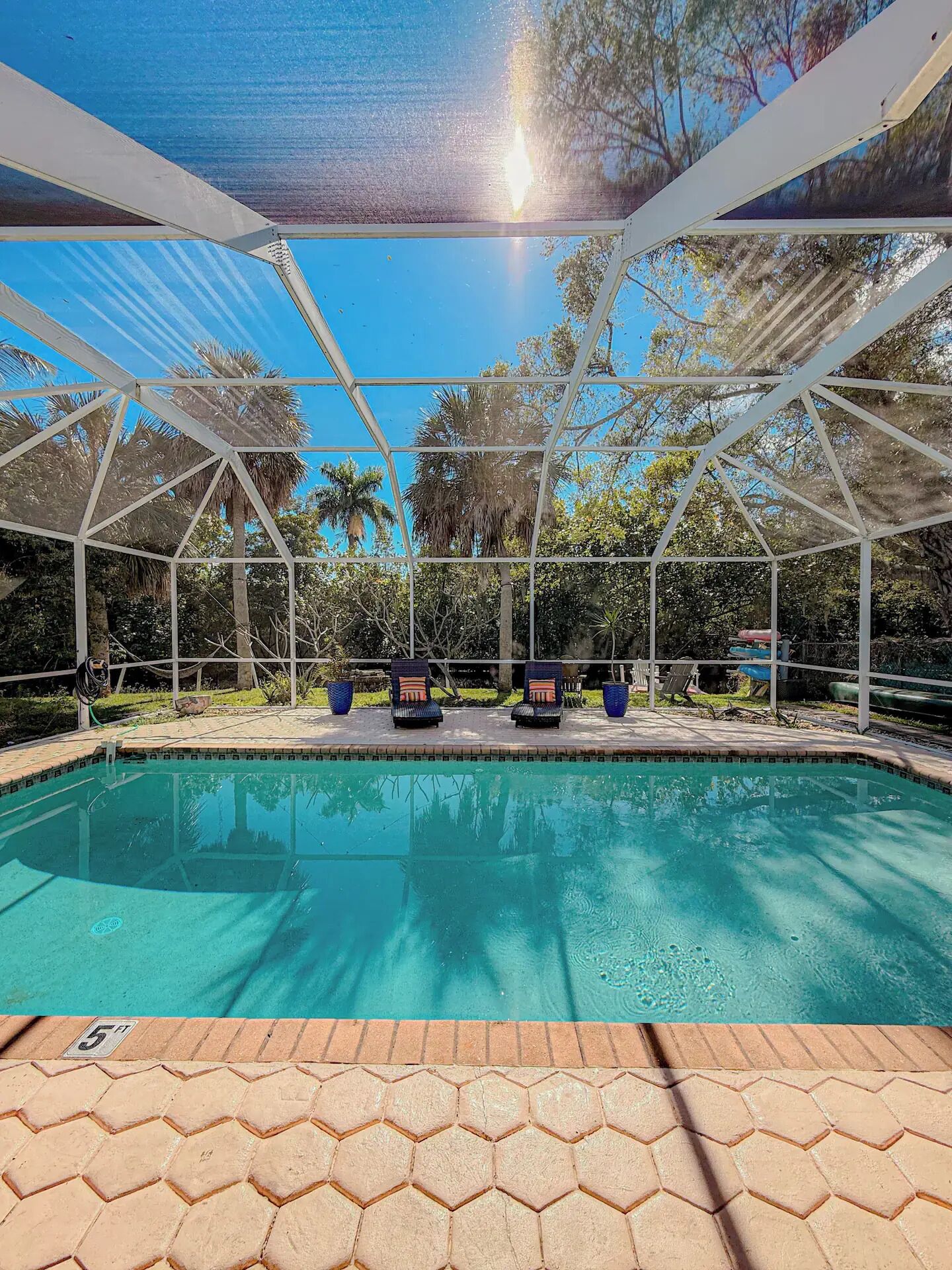 Indoor pool, outdoor pool