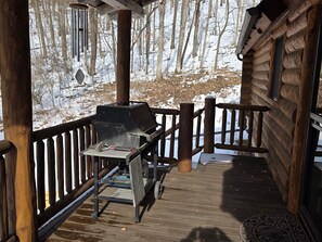 Terrace/patio - Nevrdun Retreat - 4-bedroom cabin in wonderful Viroqua with cozy charm. (Viroqua)