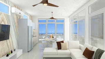 Casa Deluxe, vistas al mar | Zona de estar