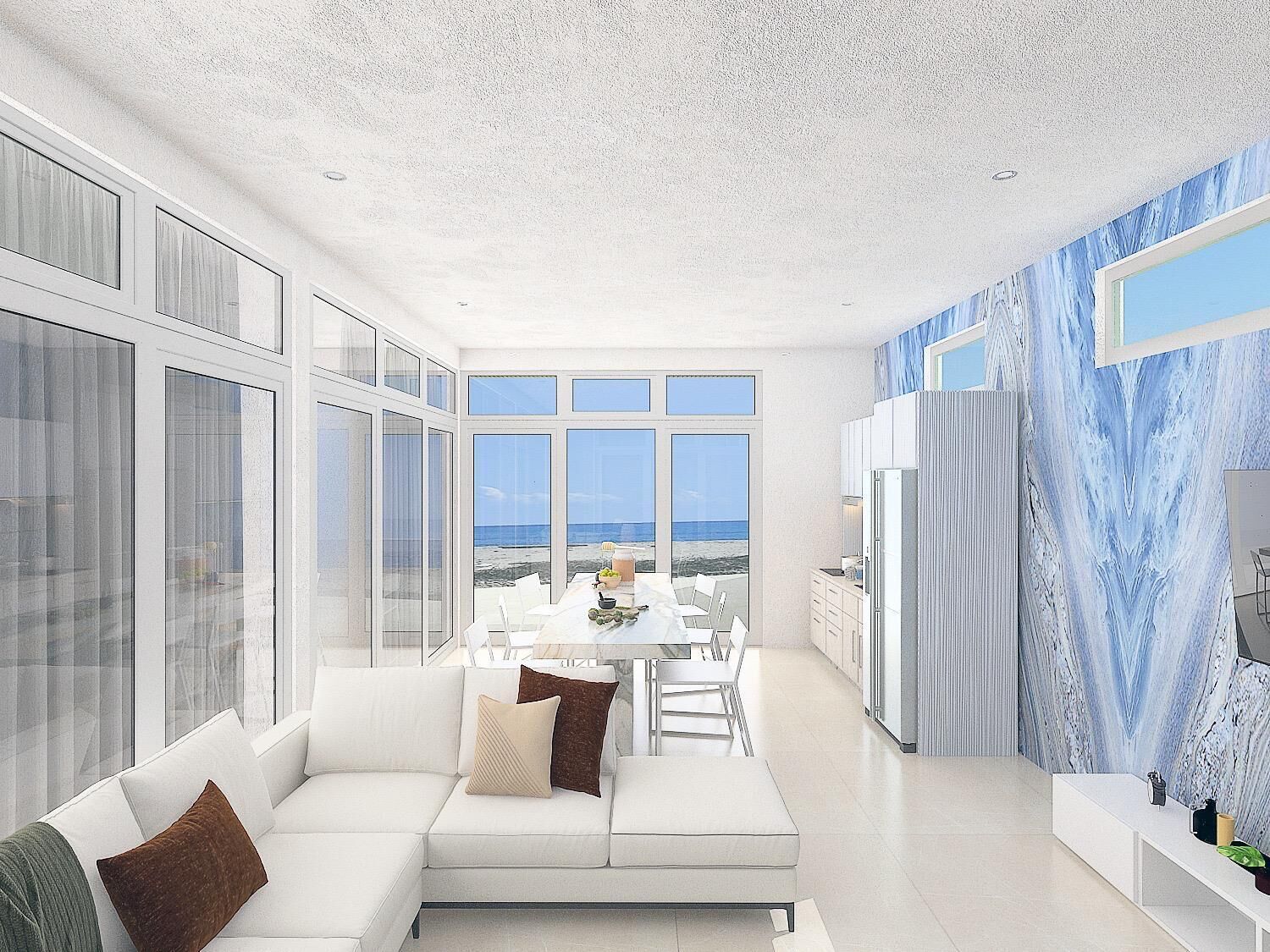 Deluxe House, Ocean View | Living area