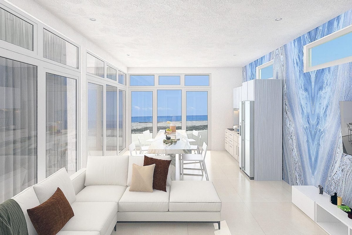 Deluxe House, Ocean View | Living area