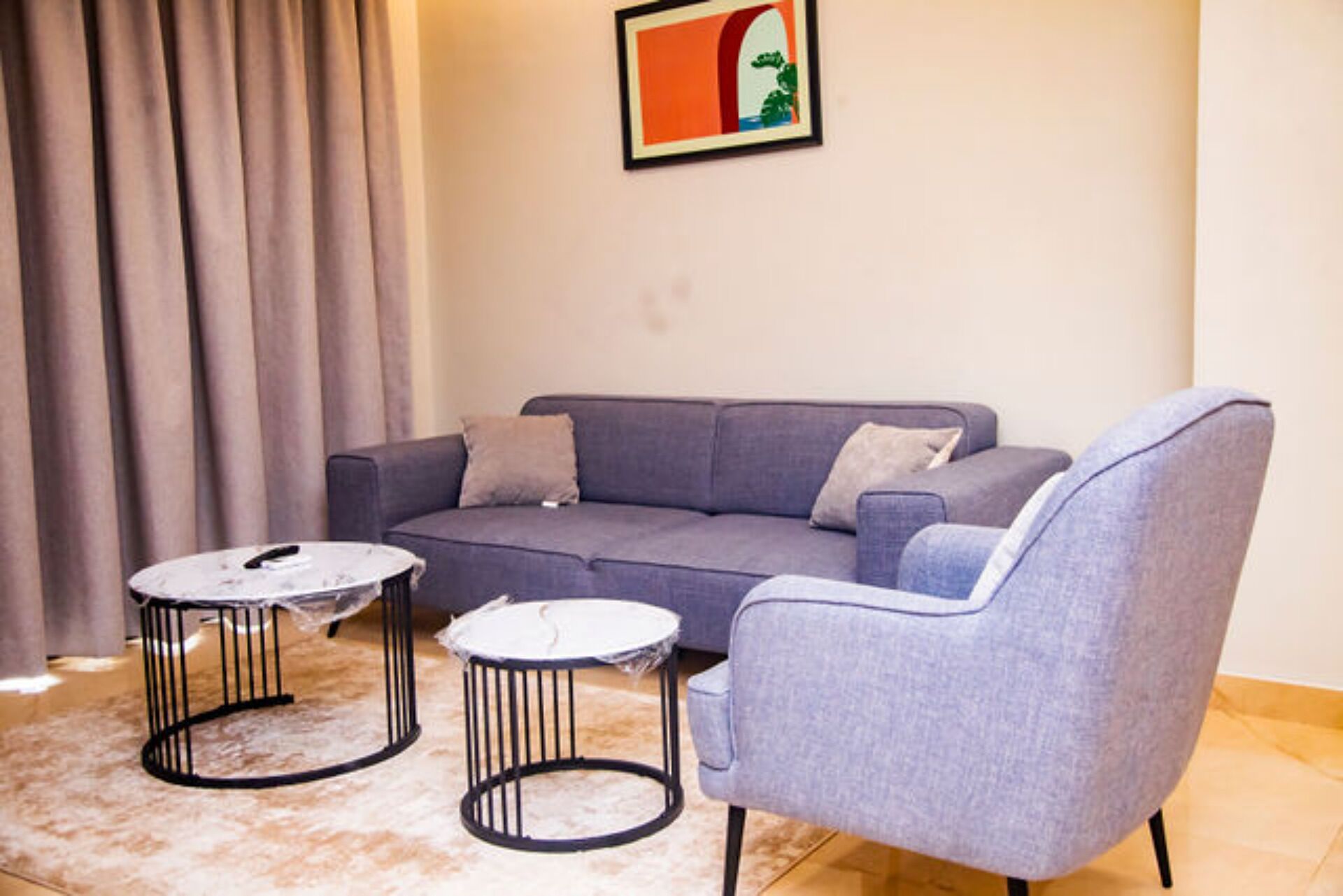 Luxury-Apartment, 1 Schlafzimmer, Küche | Wohnbereich