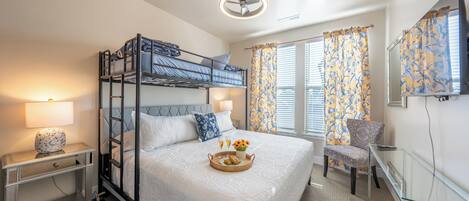 1 bedroom, iron/ironing board, travel cot, WiFi