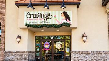 Cupcake shop next door