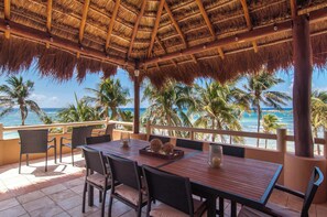 Outdoor dining - Casa Lindavista | 3BR | Condo | Puerto Aventuras (Puerto Aventuras)