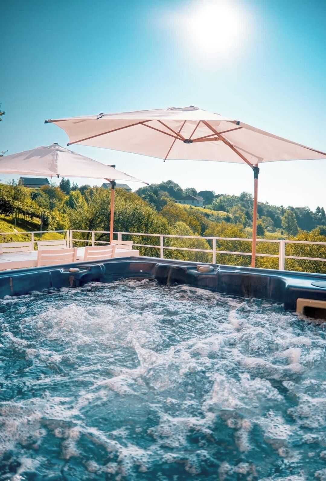 Bain à remous extérieur