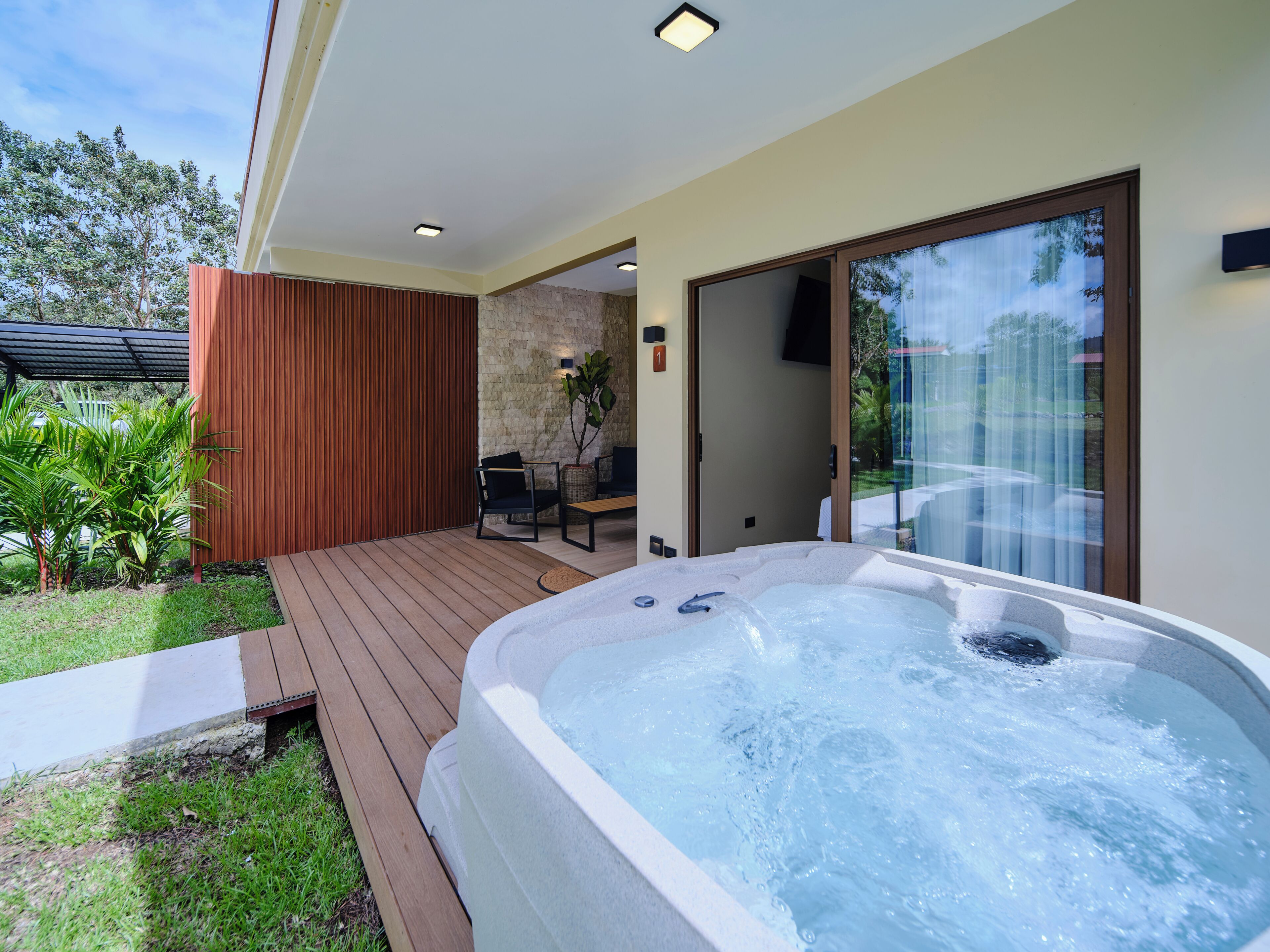 Luxury-Villa, Bergblick | Terrasse/Patio
