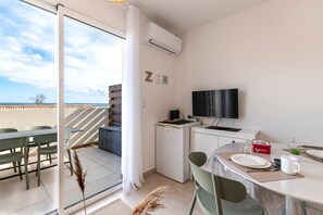 Dining - Les Flots de Linguizzetta - Terrasse vue sur mer (Linguizzetta)