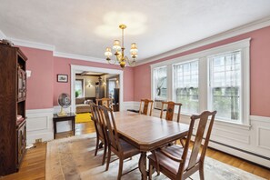 Dining - Vintage Brookline Home 1 Minute from MBTA (Brookline)