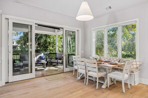 Dining - Luxury Coastal Retreat with Balcony, Pool, Sun Room & Golf Course Views! (Hilton Head Island)