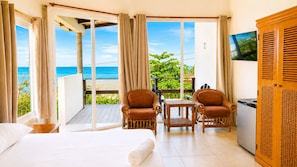 Basic Twin Room, Sea View | Free WiFi, bed sheets - (El Sunzal)