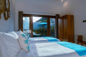 2 bedrooms, WiFi, bed sheets - Alinta Sunset –  Steps From Everything (Sanur)
