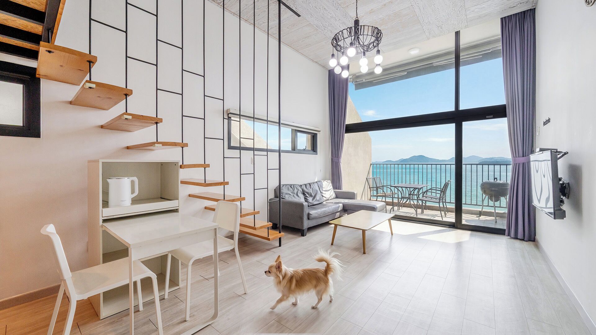 Phòng cơ bản, 1 phòng ngủ (201 (Ocean View, Pet-Friendly)) | 1 phòng ngủ, truy cập Internet không dây miễn phí 