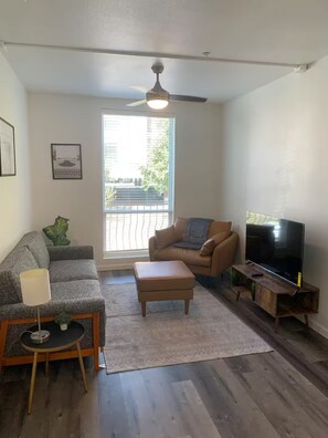 Living area - Terrific 4-bedroom apartment with AC in vibrant Austin (Austin)