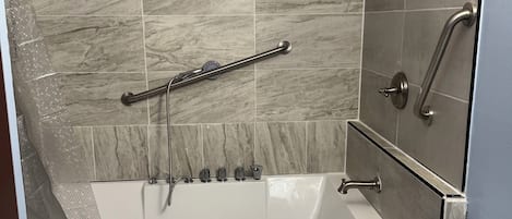 Towels, soap, toilet paper
