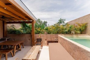 Pool - 2BR Jungle Retreat with Plunge Pool & Rooftop (Tulum)