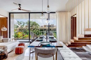 Dining - Luxury Penthouse with Private Rooftop Pool (Tulum)