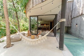 Outdoor dining - Esencia Villa - 3BR, Private Pool & Hammock (Tulum)
