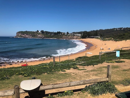 Beach. Great location, spacious apartment.