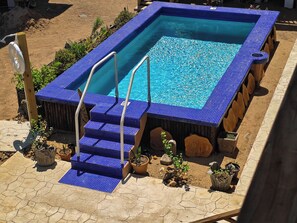 Pool - Sand and Sol Rental in beautiful Hopkins, Belize with Pool, AC, WIFI and views. (Hopkins)