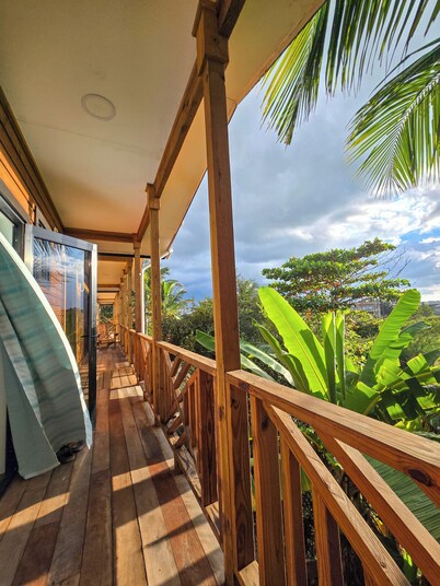 Sand and Sol Rental in beautiful Hopkins, Belize with Pool, AC, WIFI and views.