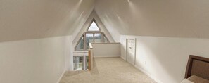 Interior - The Maple. New 4 room, 2 bath cabin on Menonminee River w/ fireplace, hot tub. (Marinette)