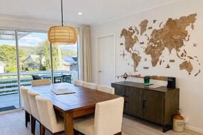 Dining - Lake Maraetai Escape with hot tub and outdoor living (Mangakino)