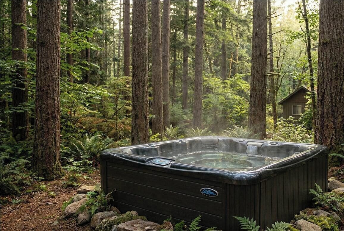 Bañera de hidromasaje al aire libre