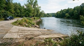 Miscellaneous - The Willow.  New 4 room, 2 bath cabin on Menominee River w/ fireplace, hot tub. (Marinette)