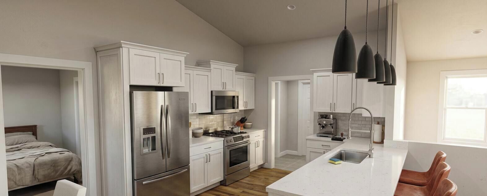 The Willow.  New 4 Room, 2 Bath Cabin On Menominee River W/ Fireplace, Hot Tub. - Door County, WI