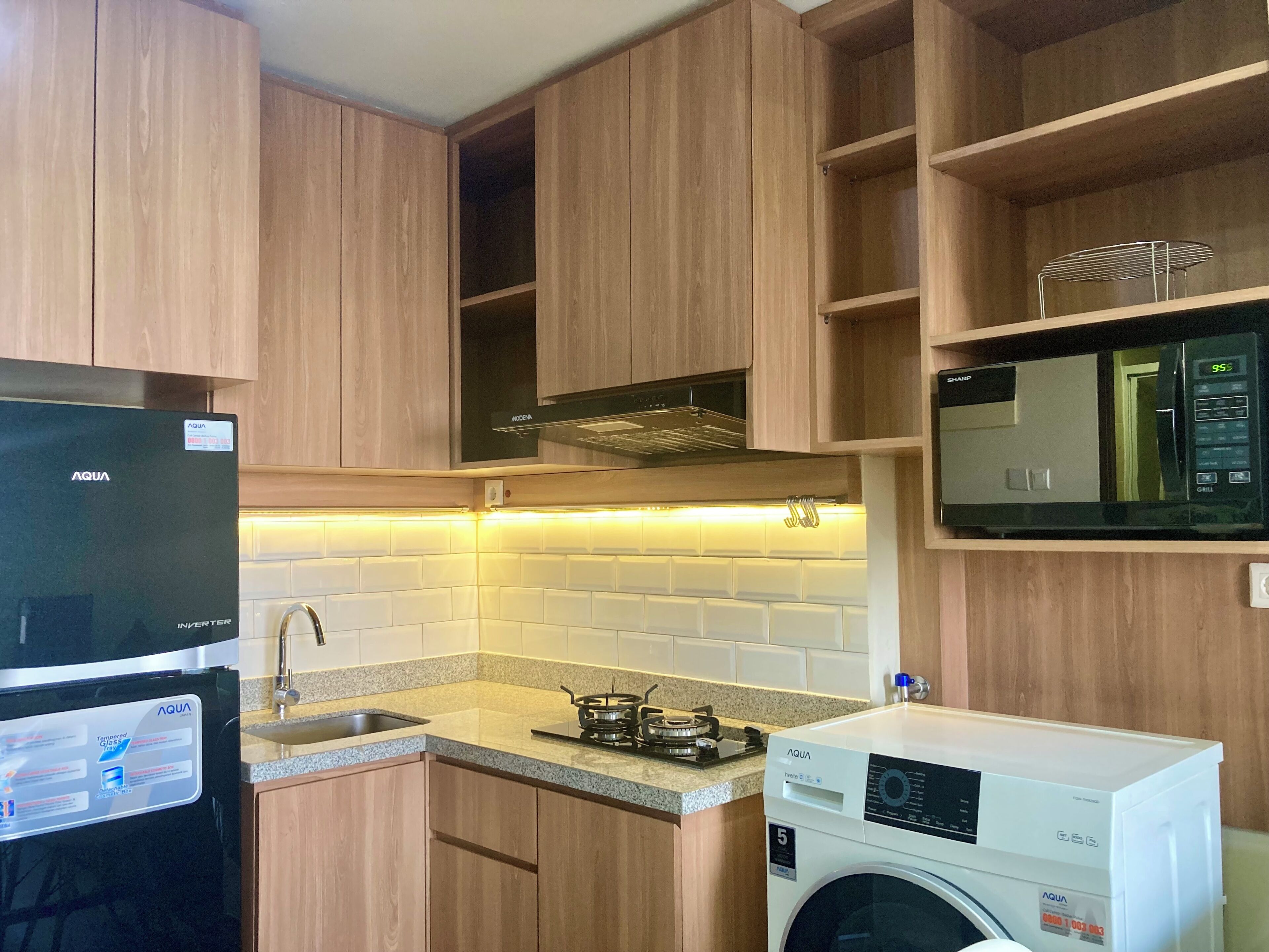 Junior Apartment, 1 Bedroom, City View | Private kitchen