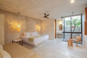 Camera doppia, vista piscina