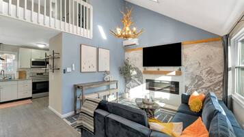Smart TV, video games, foosball, books