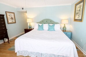 Desk, iron/ironing board, WiFi, bed sheets - Island Club 105 Beach Condo | Lagoon Views (Hilton Head Island)