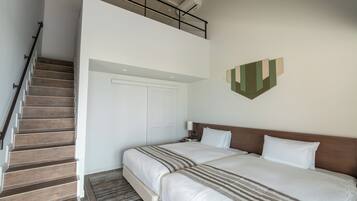 Pool Villa Suite with Daybed & Loft, includes Lounge Access, Non Smoking | Down comforters, in-room safe, blackout drapes, iron/ironing board